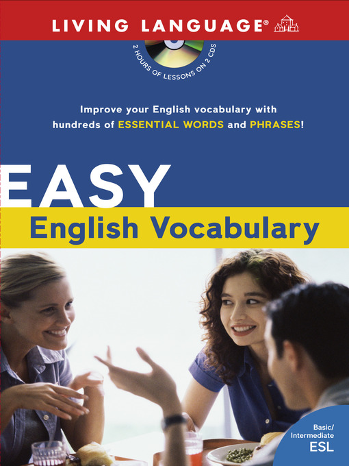 Title details for Easy English Vocabulary by Living Language - Wait list